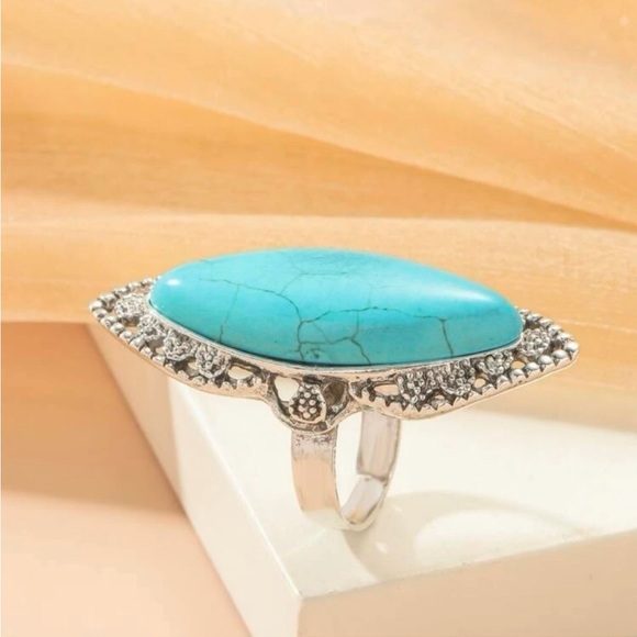 BOHEMIAN TURQUOISE RING - Picture 3 of 4